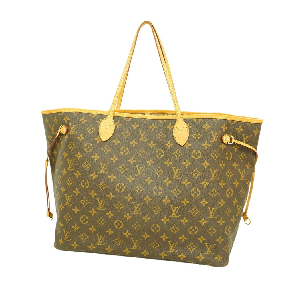 Louis Vuitton Monogram Neverfull GM Tote Bag M40157 Brown (Women's)